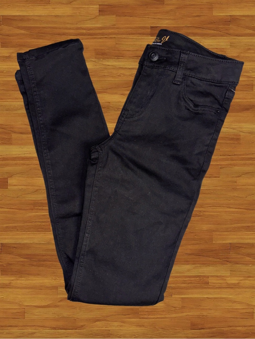 Studio V Girls Size 16 Black Slim Fit Stretch Skinny Jeans